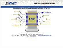 Tablet Screenshot of meiertransmission.com